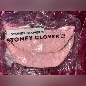 Stoney Clover Lane Pink puffy over the rainbow adult fanny pack nwt
